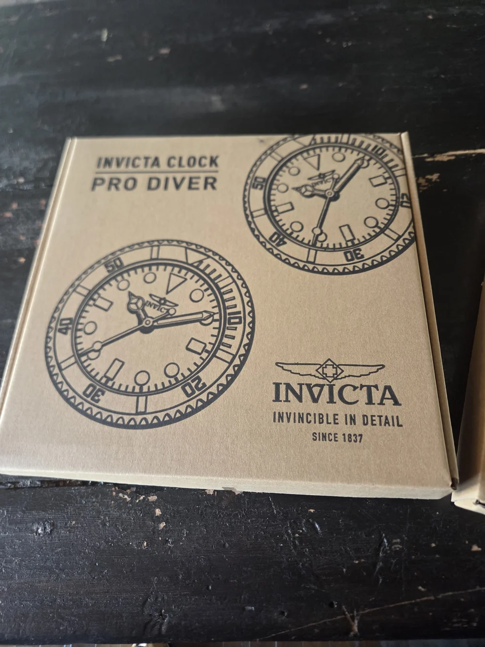 Invicta Blue, Red & Silver Wall Clock - Nautical Dive Design